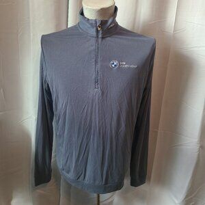 KJUS Half Zip Men M Kallen Pullover Blue Performance UPF 50 BMW Championship